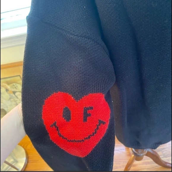 Graver Heart cardigan size Large Vintage Oversized - Picture 7 of 7